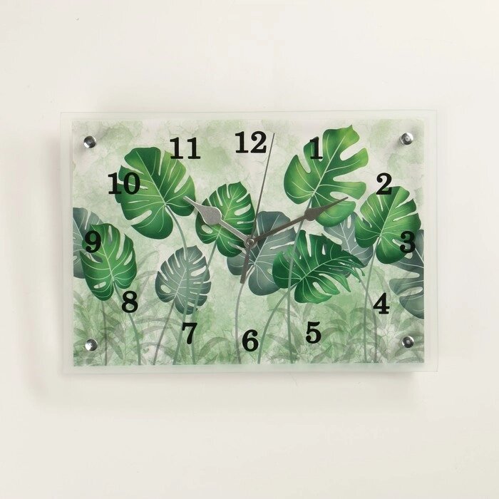 Часы настенные, серия: Природа, "Кувшинки", 25 х 35 от компании Интернет - магазин Flap - фото 1