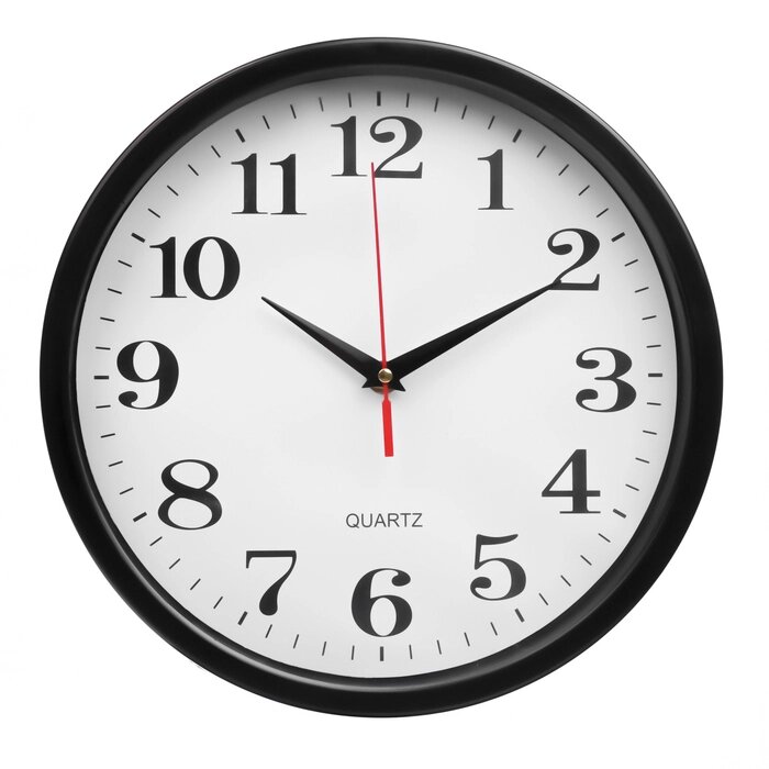 Часы настенные "Время", d-28 см, плавный ход от компании Интернет - магазин Flap - фото 1