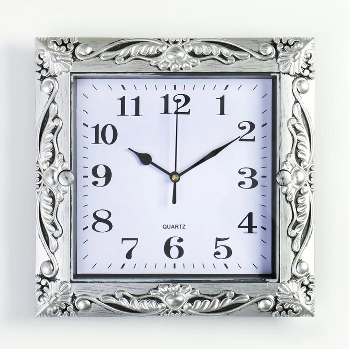 Часы настенные "Зара", плавный ход, 26 х 26 см от компании Интернет - магазин Flap - фото 1
