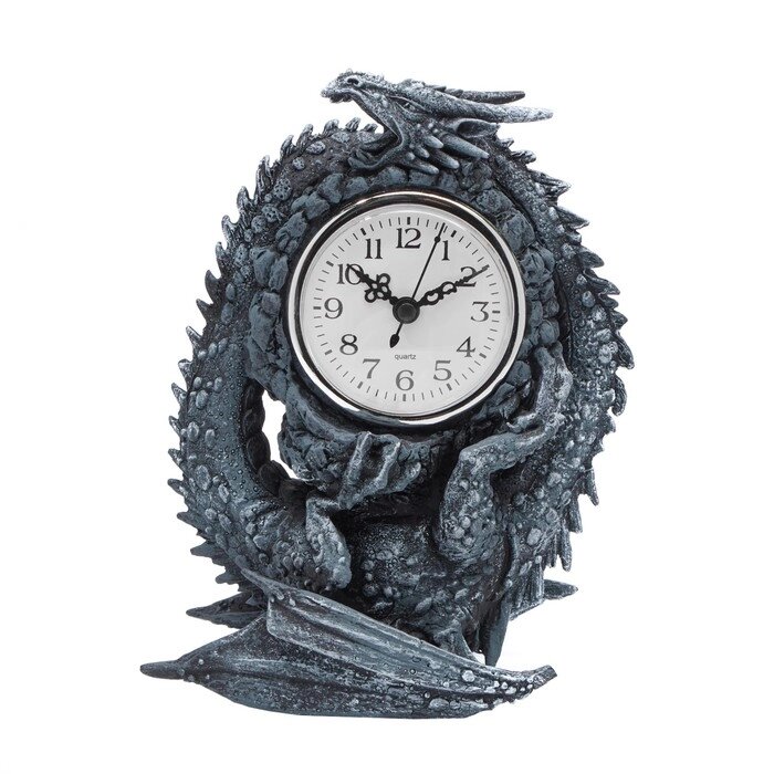Часы настольные "Дракон", 11.5 х 9.5 х 22 см от компании Интернет - магазин Flap - фото 1