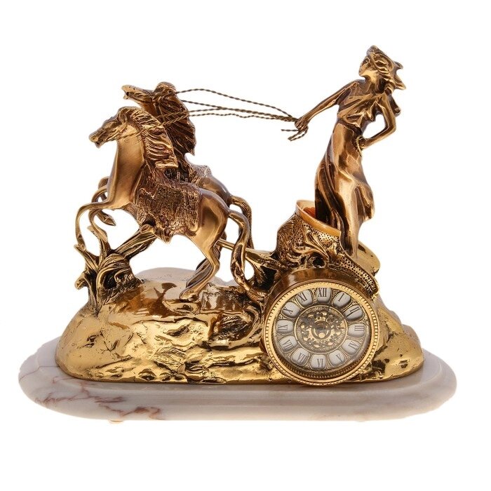Часы настольные УЦЕНКА "Богиня зари", 15  23  37 см от компании Интернет - магазин Flap - фото 1