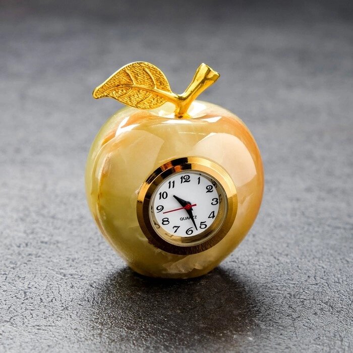 Часы «Яблоко», D=2 см, оникс от компании Интернет - магазин Flap - фото 1