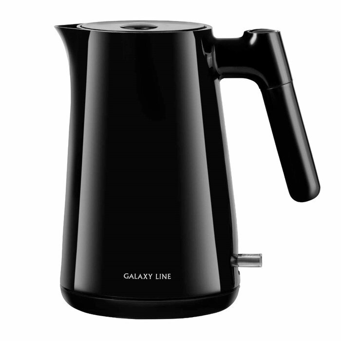 Чайник электрический Galaxy GL 0336, пластик, 1 л, 2200 Вт, чёрный от компании Интернет - магазин Flap - фото 1