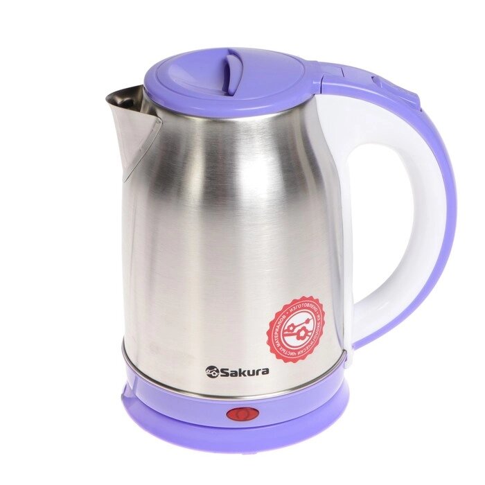 Чайник электрический Sakura SA-2147P, 1.8 л, 1800 Вт, пурпурный от компании Интернет - магазин Flap - фото 1