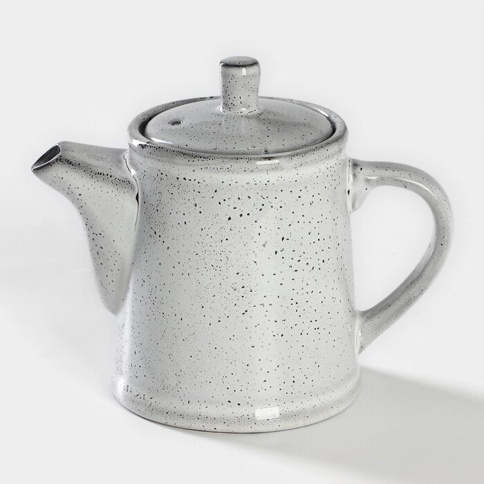 Чайник фарфоровый Nebbia, 500 мл, цвет серый от компании Интернет - магазин Flap - фото 1