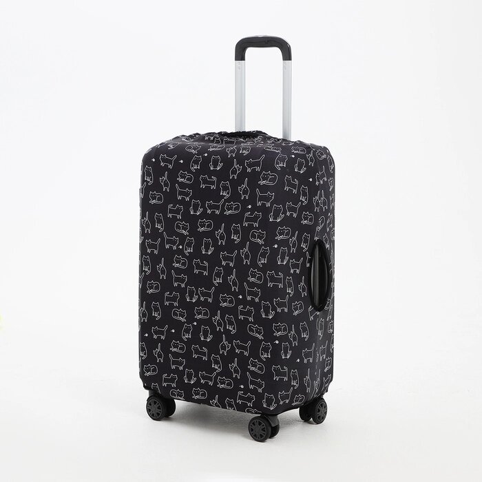 Чехол для чемодана 20", цвет чёрный от компании Интернет - магазин Flap - фото 1