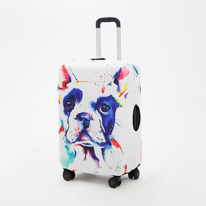 Чехол для чемодана 28", цвет белый/разноцветный от компании Интернет - магазин Flap - фото 1