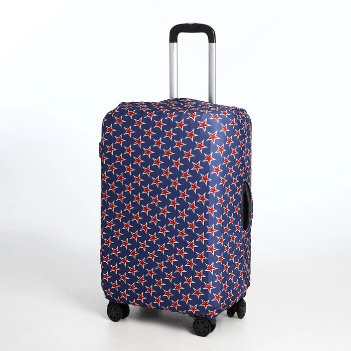 Чехол для чемодана 28", цвет синий/красный от компании Интернет - магазин Flap - фото 1
