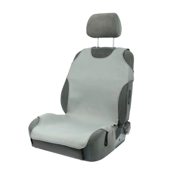 Чехол - майка TORSO на переднее сиденье, 11044 см, серый, набор 2 шт от компании Интернет - магазин Flap - фото 1