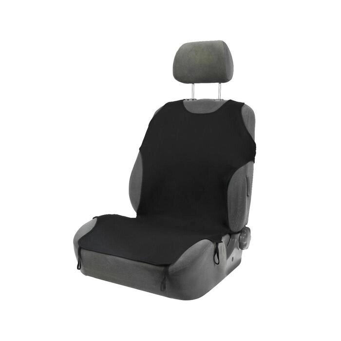Чехол-майка TORSO на переднее сиденье, цвет черный, набор 2 шт от компании Интернет - магазин Flap - фото 1