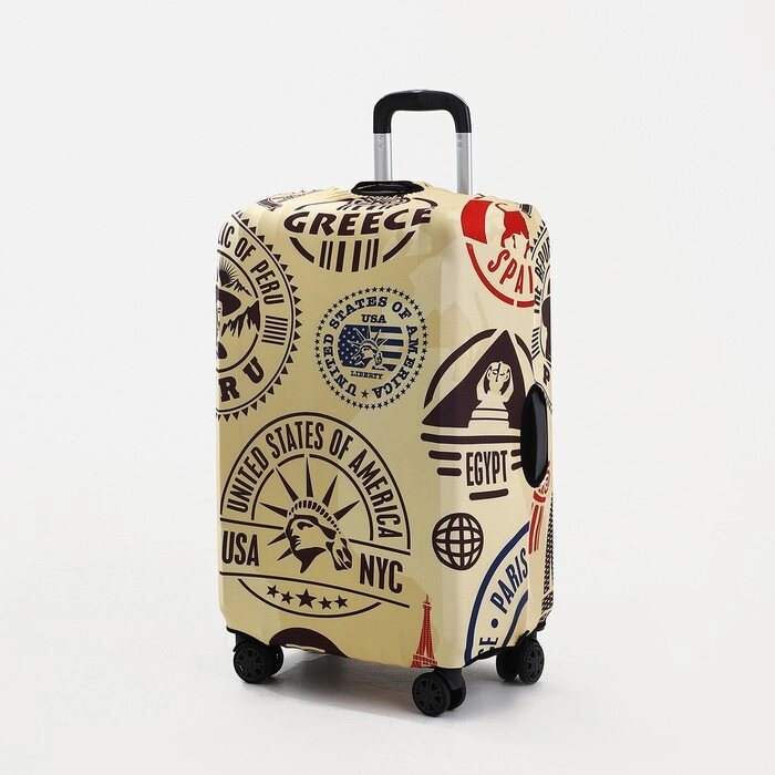 Чехол на чемодан 28", цвет бежевый от компании Интернет - магазин Flap - фото 1