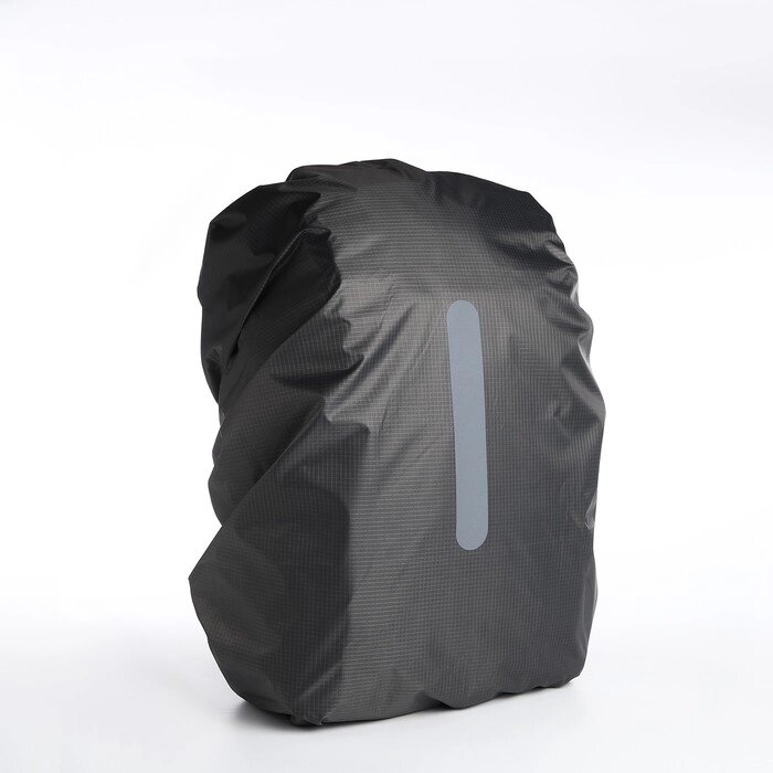 Чехол на рюкзак 60 л, со светоотражающей полосой, цвет серый от компании Интернет - магазин Flap - фото 1