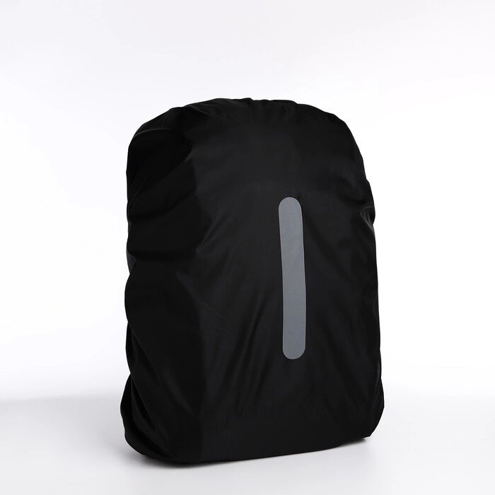Чехол на рюкзак водоотталкивающий, объём 60 л, цвет чёрный от компании Интернет - магазин Flap - фото 1