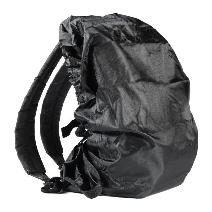 Чехол влагостойкий на рюкзак 90-120 литров, оксфорд 210, черный от компании Интернет - магазин Flap - фото 1