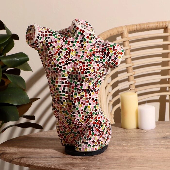 Декор "Торс" керамика, стекло 30х20х55 см от компании Интернет - магазин Flap - фото 1