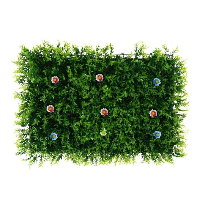 Декоративная панель, 60  40 см, «Высокая трава с цветами», Greengo от компании Интернет - магазин Flap - фото 1