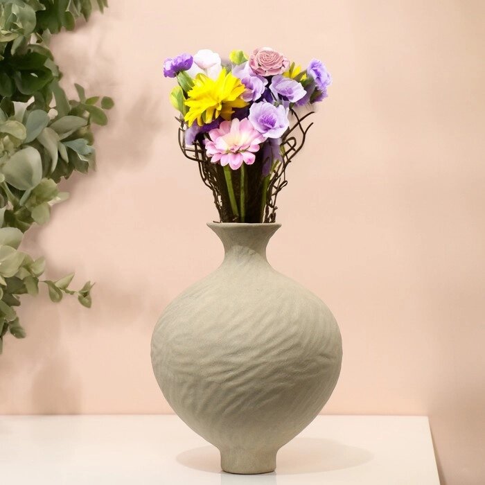 Декоративная ваза «Art», цвет белый от компании Интернет - магазин Flap - фото 1