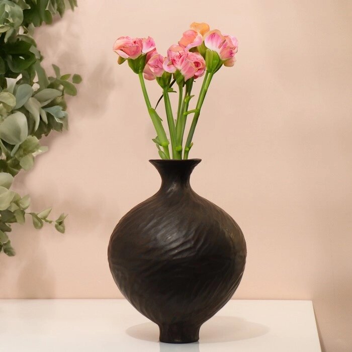 Декоративная ваза «Art», цвет черный от компании Интернет - магазин Flap - фото 1