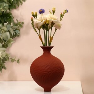 Декоративная ваза «Art», цвет терракотовый