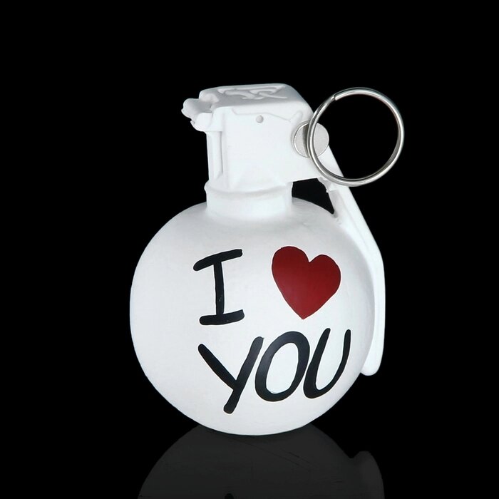 Держатель для карточек и фото "Лимонка. I love you" белый, 9  12  8 см от компании Интернет - магазин Flap - фото 1