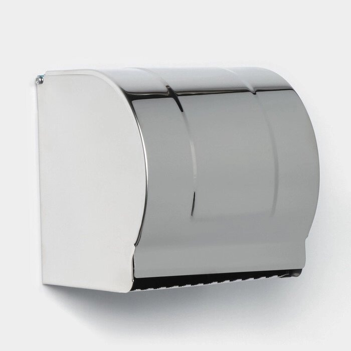 Держатель для туалетной бумаги, без втулки 1212,512 см, цвет хром зеркальный от компании Интернет - магазин Flap - фото 1