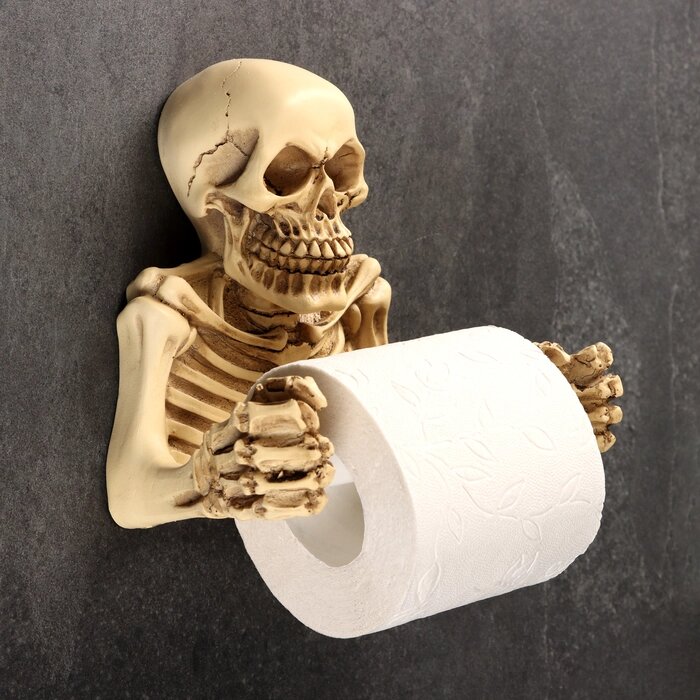 Держатель для туалетной бумаги "Скелет" от компании Интернет - магазин Flap - фото 1