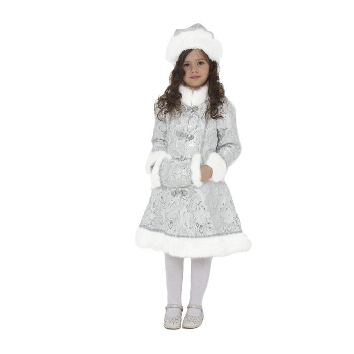 Детский карнавальный костюм «Снегурочка хрустальная», р. 34, рост 134 см от компании Интернет - магазин Flap - фото 1