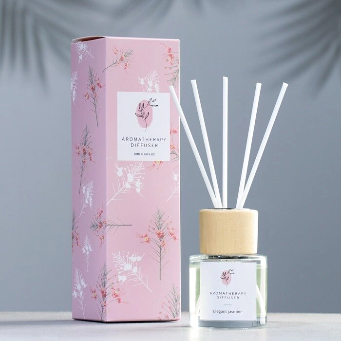Диффузор ароматический "Elegant jasmine ", 50 мл, элегантный жасмин от компании Интернет - магазин Flap - фото 1