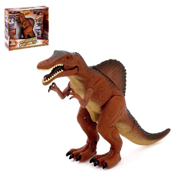 Динозавр «Спинозавр», работает от батареек, световые и звуковые эффекты от компании Интернет - магазин Flap - фото 1