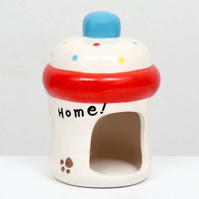 Домик для грызунов "Бутылочка" керамический, 9,2 х 9,2 х 13,5 см от компании Интернет - магазин Flap - фото 1