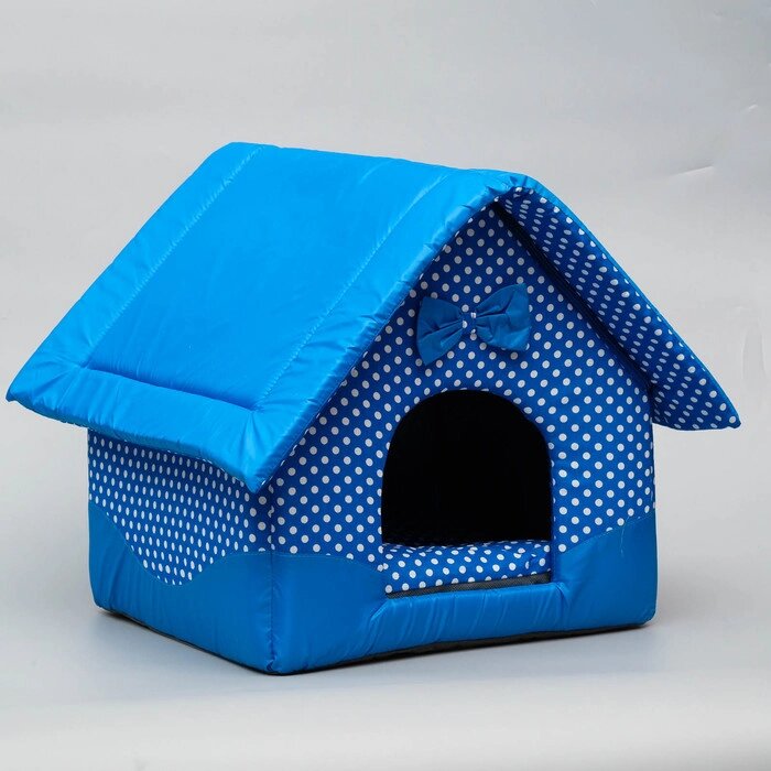 Домик "Нежность", 35 х 37 х 42 см, голубой от компании Интернет - магазин Flap - фото 1