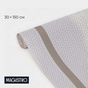 Дорожка на стол Magistro «Рона», 30150 см, цвет белый