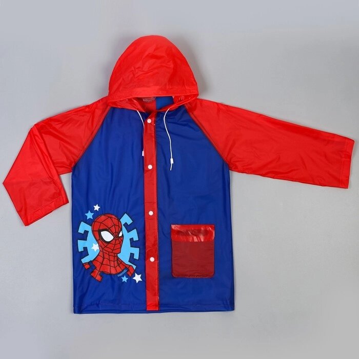 Дождевик детский, размер M, 100-110 см, Человек-паук от компании Интернет - магазин Flap - фото 1