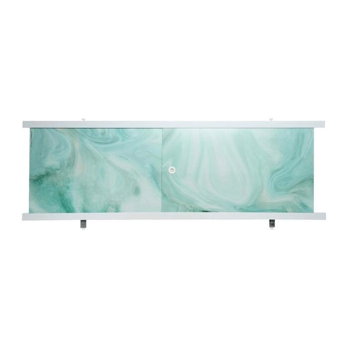 Экран под ванну "Кварт Мрамор зеленый", 148 см от компании Интернет - магазин Flap - фото 1