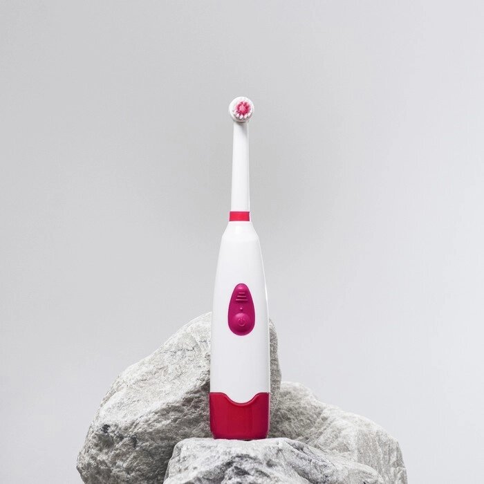 Электрическая зубная щётка Luazon LP-001, 3 насадки, от 2xАА (не в комплекте), МИКС от компании Интернет - магазин Flap - фото 1