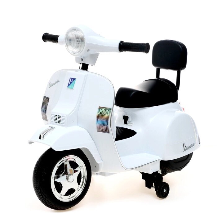 Электромотоцикл VESPA PX, цвет белый от компании Интернет - магазин Flap - фото 1