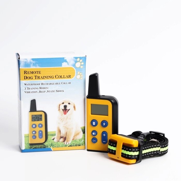 Электронный ошейник 663 для собак, дрессировочный, водонепроницаемый, до 550 м от компании Интернет - магазин Flap - фото 1