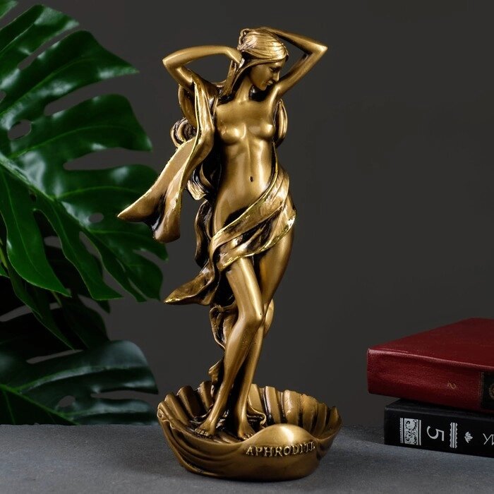Фигура "Афродита" золото, 12,5х13х31см от компании Интернет - магазин Flap - фото 1
