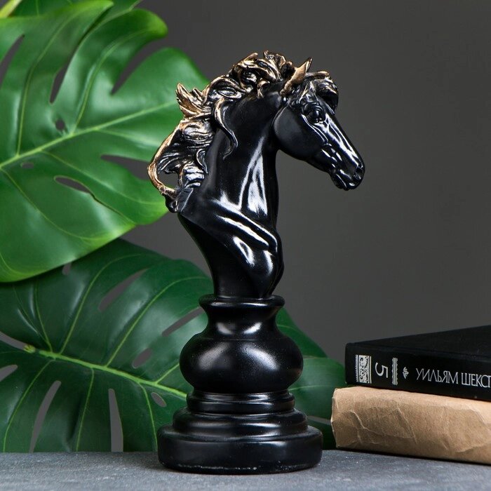 Фигура "Конь" черный, 11х14х26см от компании Интернет - магазин Flap - фото 1