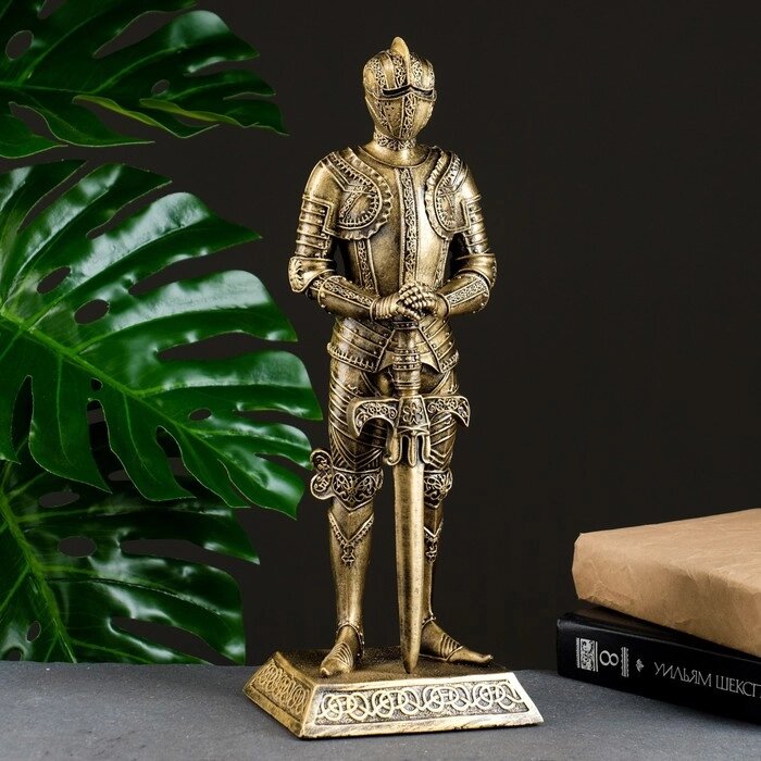 Фигура "Рыцарь" бронза, 11,5х13,5х37см от компании Интернет - магазин Flap - фото 1