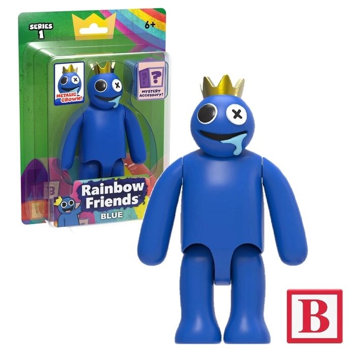 Фигурка Roblox Rainbow Friends Blue, 15 см, 6+ от компании Интернет - магазин Flap - фото 1