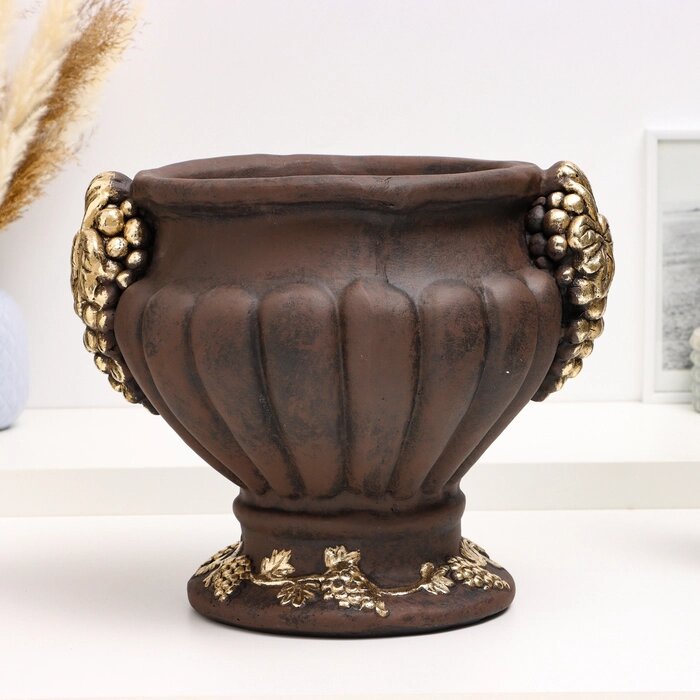 Фигурное кашпо "Старинная ваза" 26,5х32х26,5 от компании Интернет - магазин Flap - фото 1