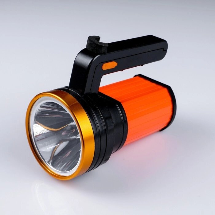 Фонарь прожекторный аккумуляторный, 5 Вт, 360 лм, 3 режима,14 х 8 х 12 см, микс от компании Интернет - магазин Flap - фото 1