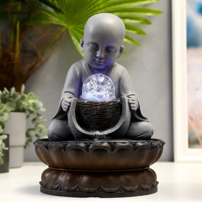 Фонтан настольный "Маленький Будда" 28х18х18 см от компании Интернет - магазин Flap - фото 1