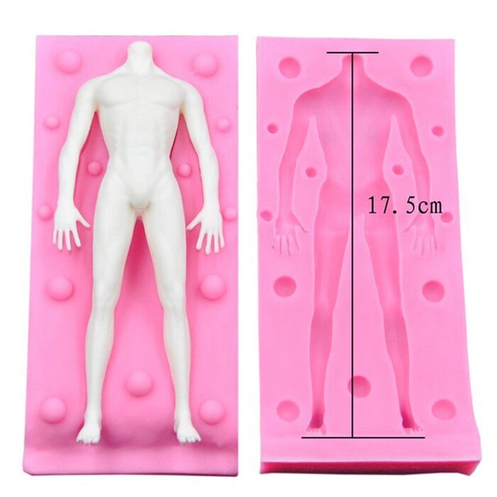 Форма силиконовая «Фигура мужчины», размер изделия 18,2  5,5 см от компании Интернет - магазин Flap - фото 1