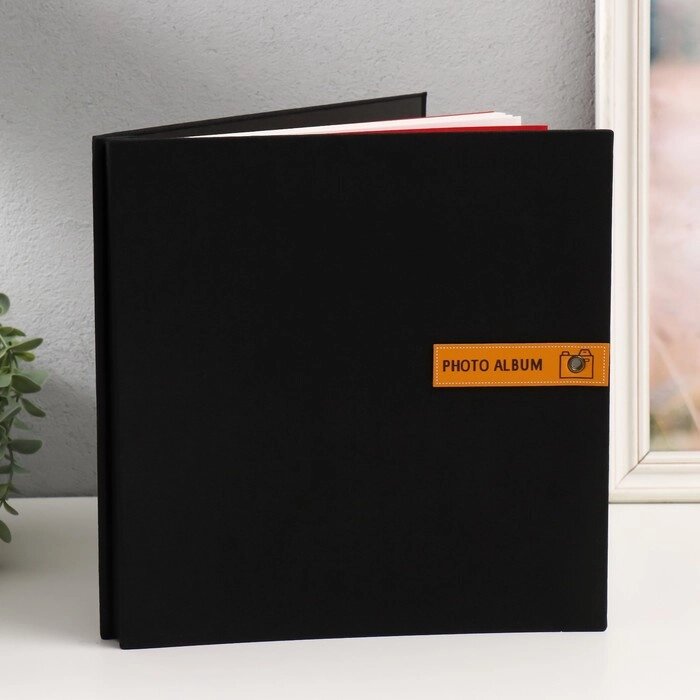 Фотоальбом магнитный 20 листов "Антея" черный 28х3,3х27 см от компании Интернет - магазин Flap - фото 1