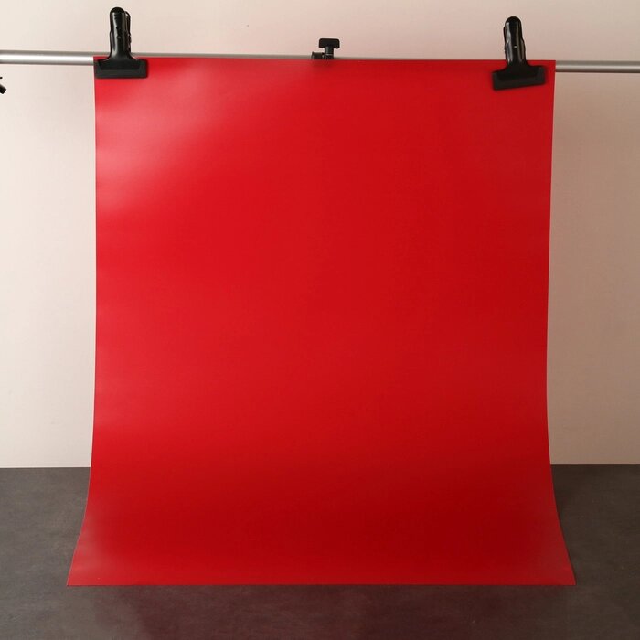 Фотофон для предметной съёмки "Красный" ПВХ, 100 х 70 см от компании Интернет - магазин Flap - фото 1