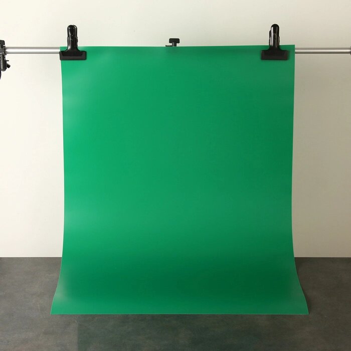 Фотофон для предметной съёмки "Зелёный" ПВХ, 100 х 70 см от компании Интернет - магазин Flap - фото 1