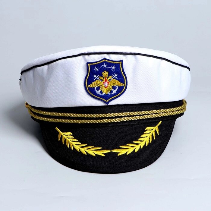 Фуражка морская «Морской герб», взрослая, р-р. 60 от компании Интернет - магазин Flap - фото 1
