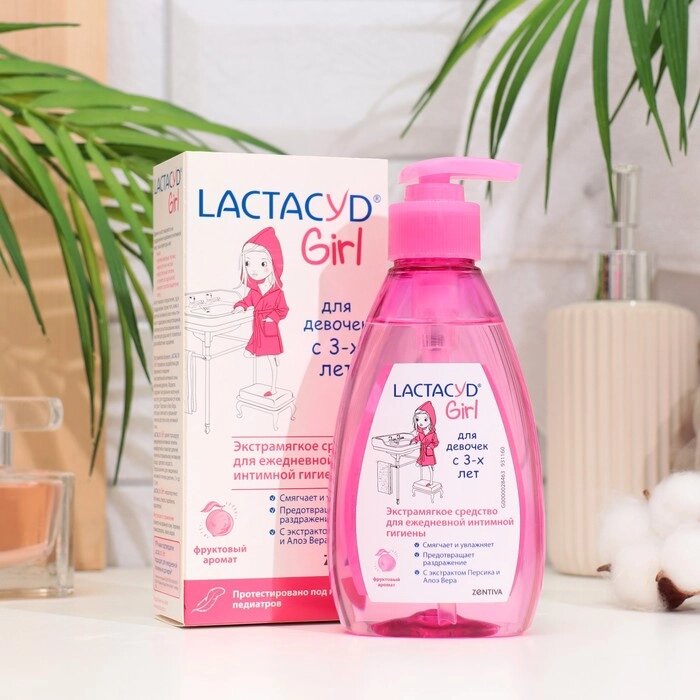 Гель Лактацид средство для интимной гигиены для девочек, 200 мл от компании Интернет - магазин Flap - фото 1
